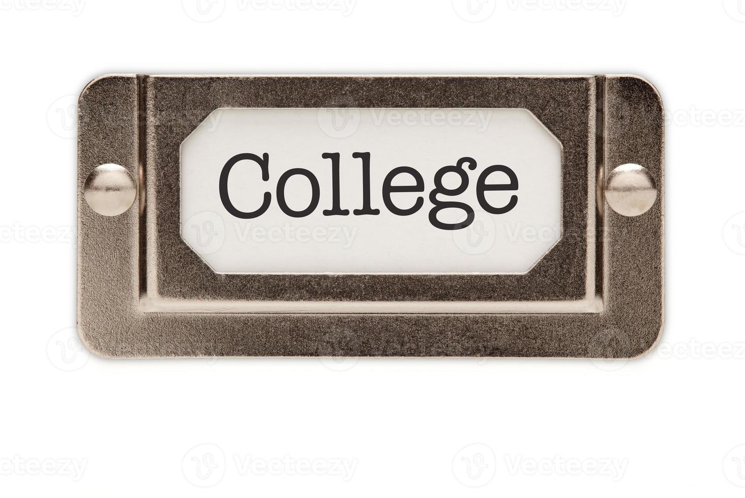 College File Drawer Label photo