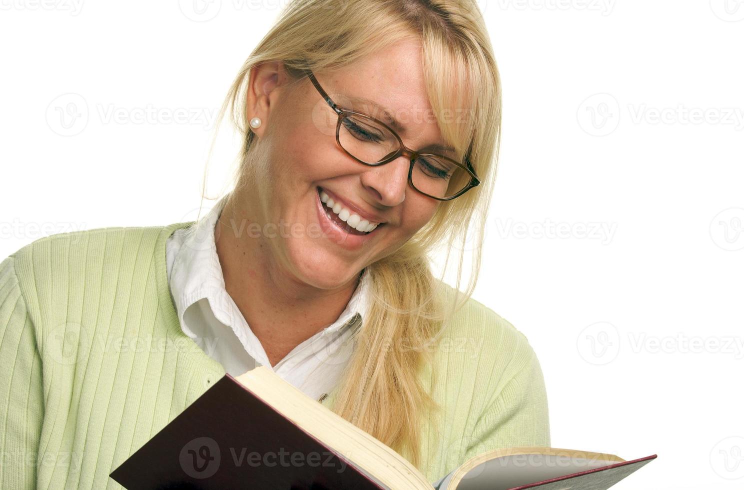 Attractive Woman Reading photo