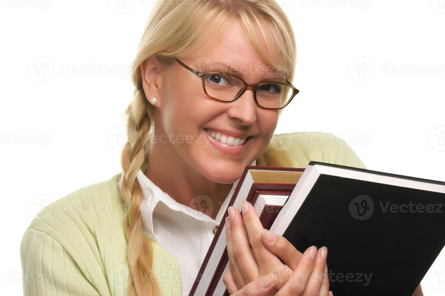 Attractive Student Carrying Her Books photo