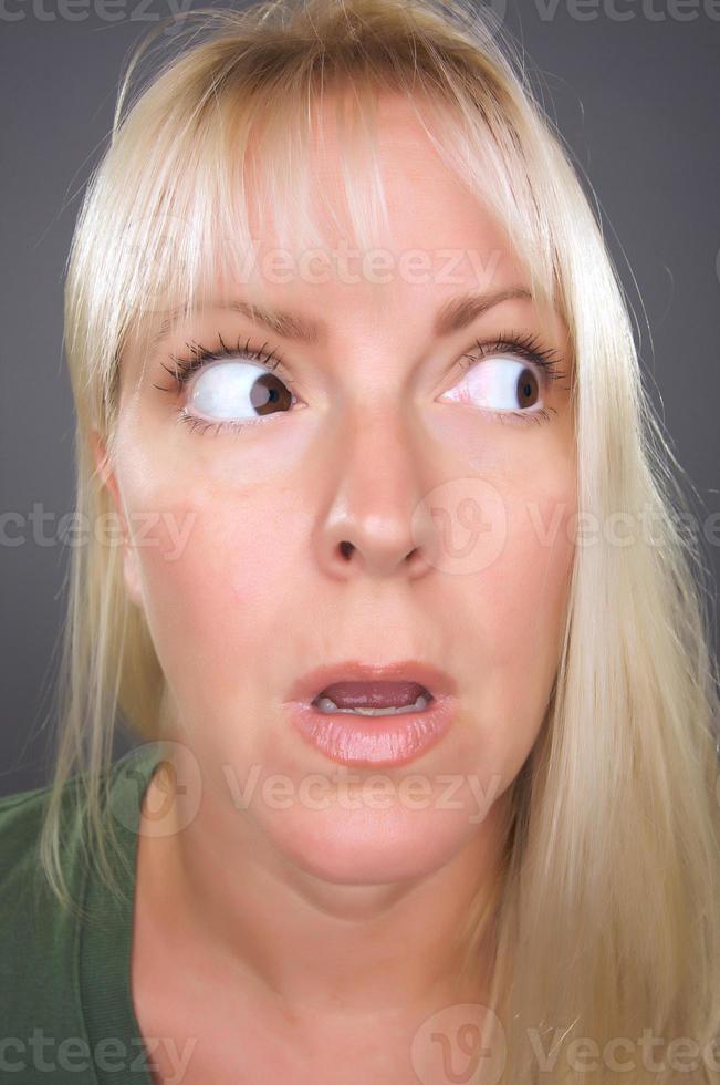 Shocked Blond Woman photo