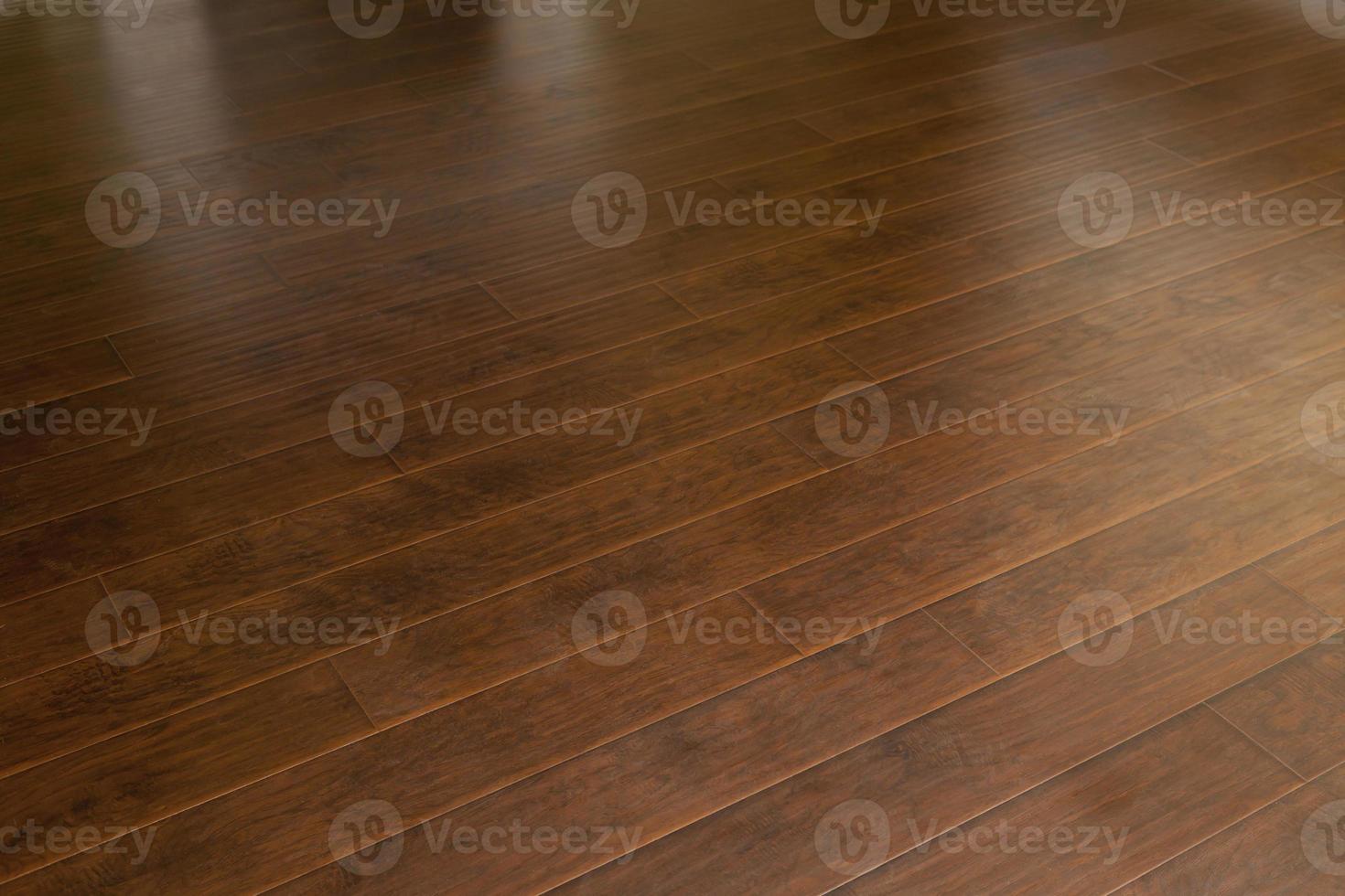 Newly Installed Brown Laminate Flooring in Home photo