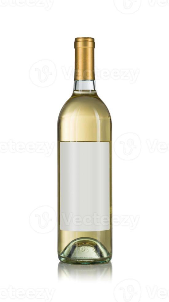 Bottle of wine mock-up photo