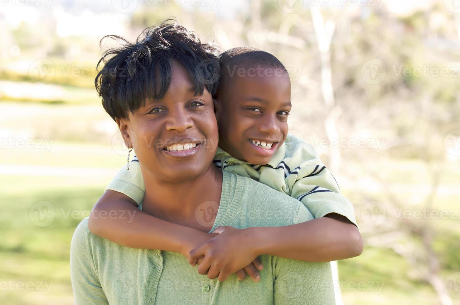 Happy Woman and Child photo