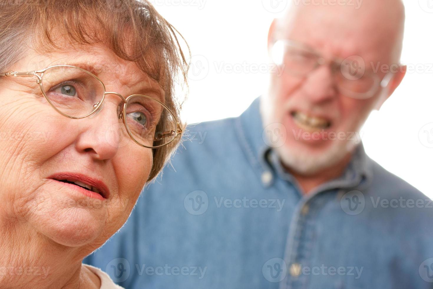Senior Couple in an Argument photo