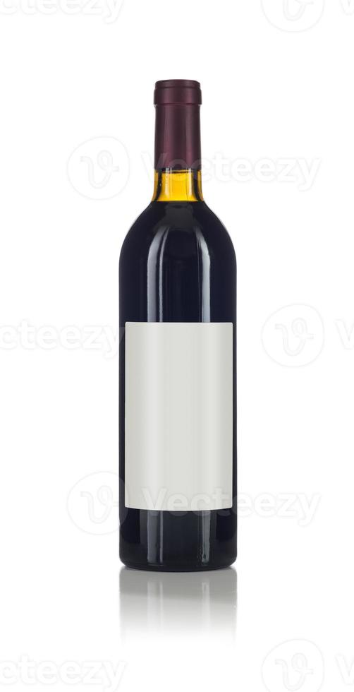 Bottle of wine mock-up photo