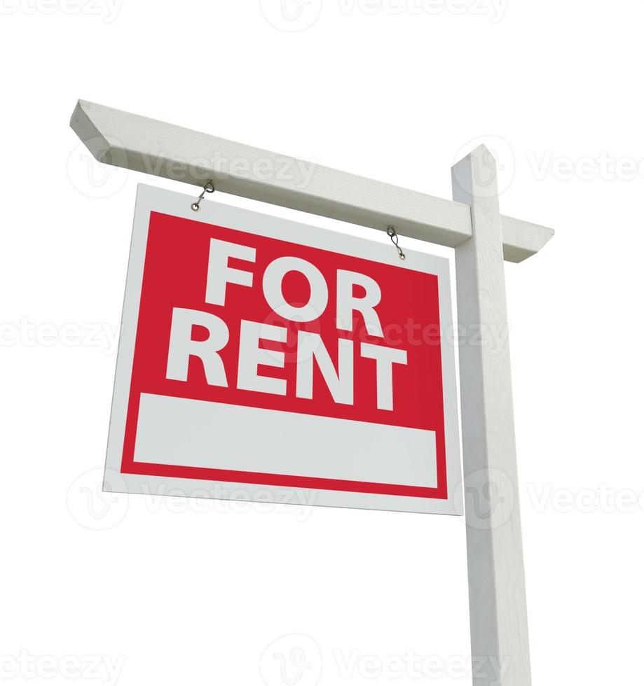 For Rent Real Estate Sign photo