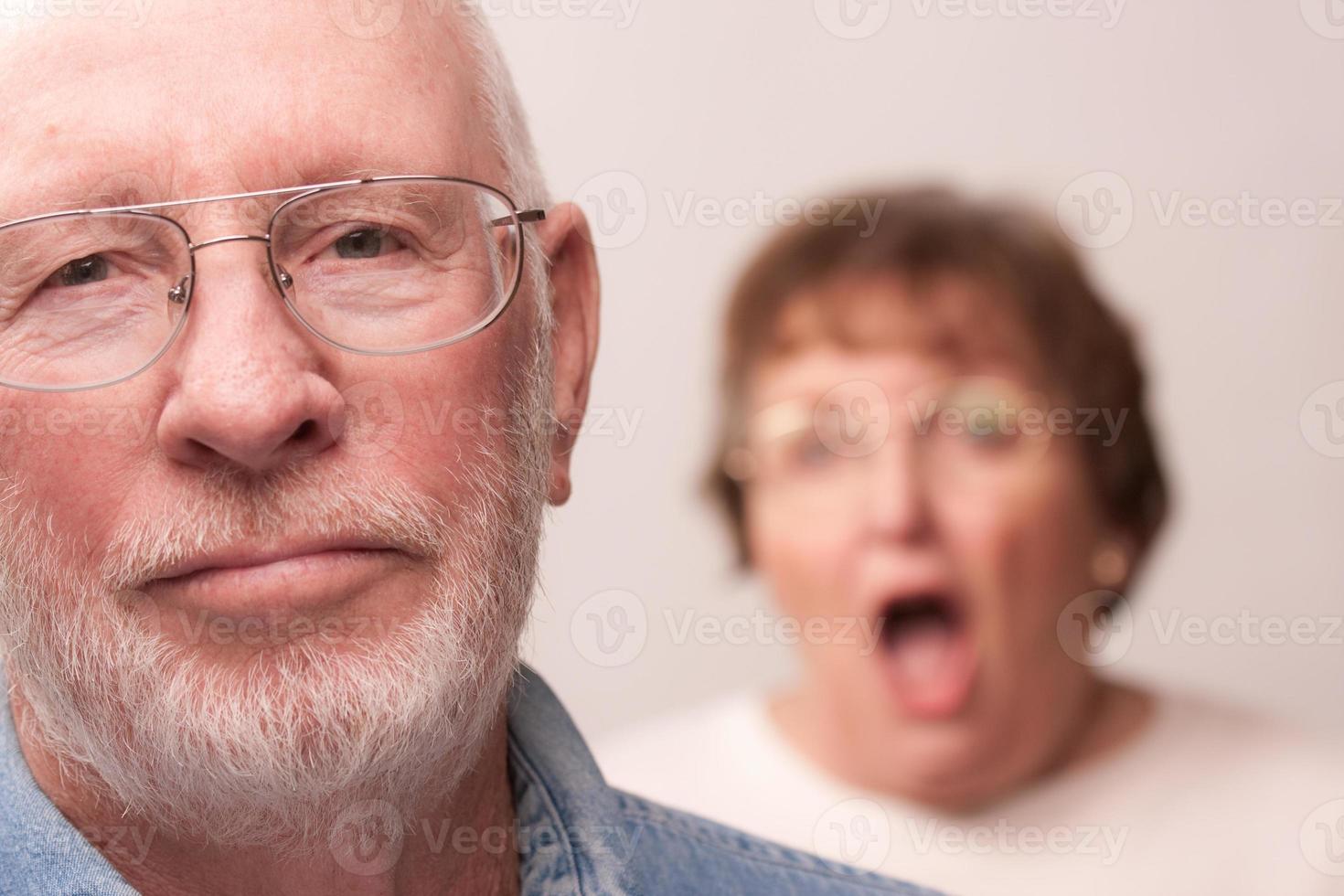 Senior Couple in an Argument photo