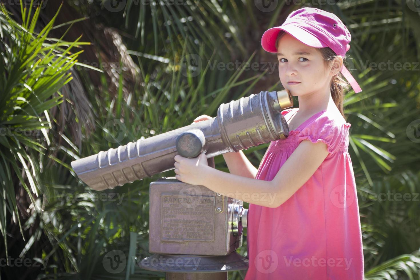 Young Child Girl Portrait Outside photo