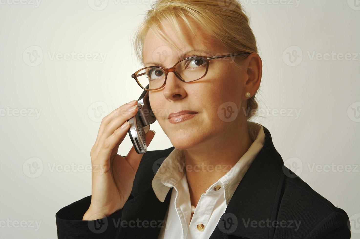 Businesswoman Using Cell Phone photo