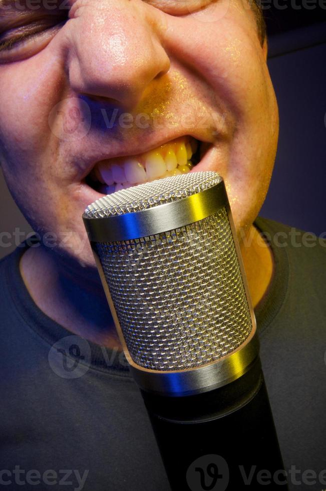 Vocalist and Microphone photo