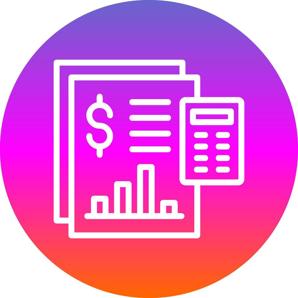 Budget Vector Icon Design