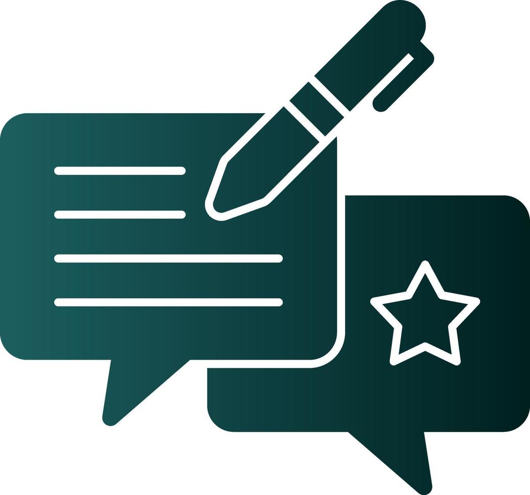 Feedback Vector Icon Design