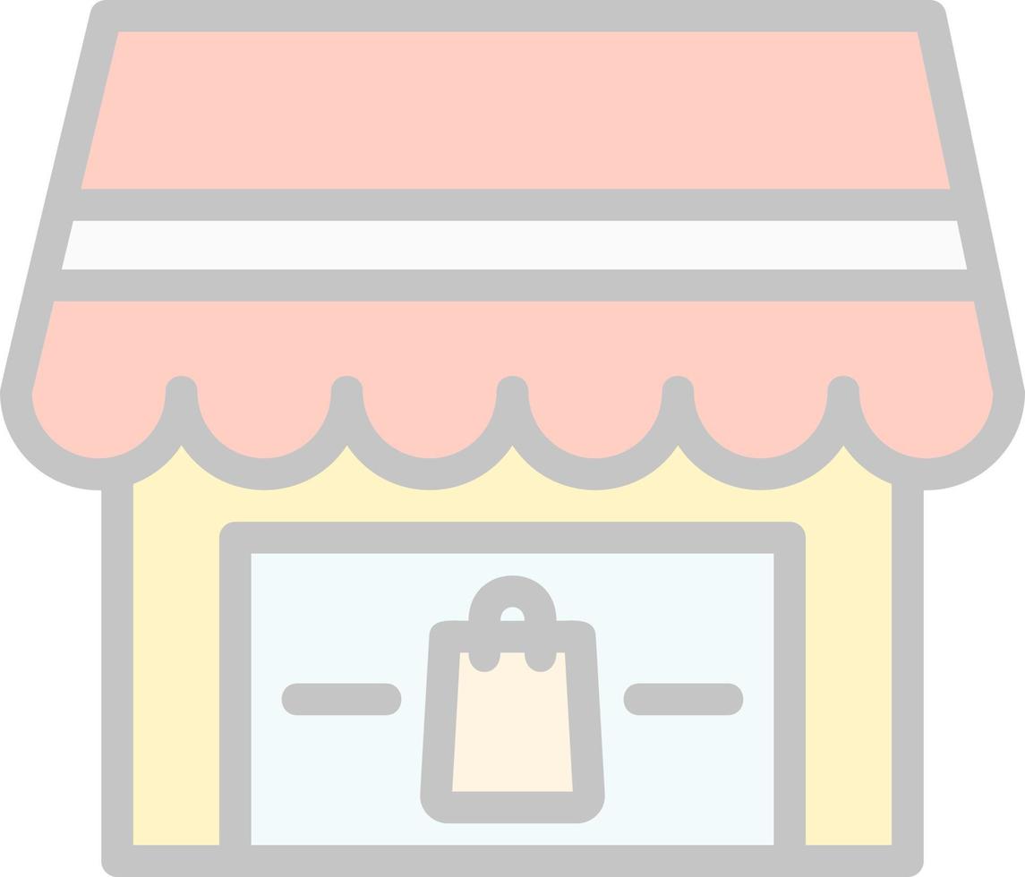 Market Place Vector Icon Design