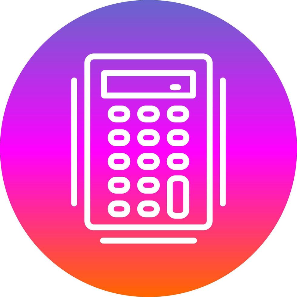 diseño de icono de vector de calculadora