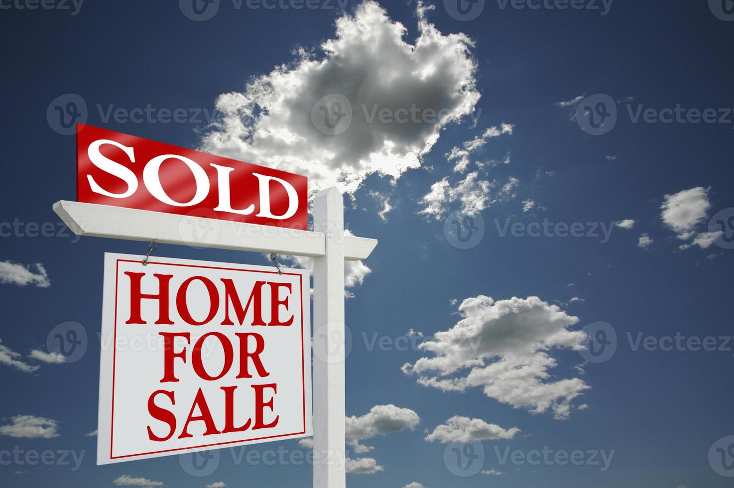 Sold Home For Sale Sign photo