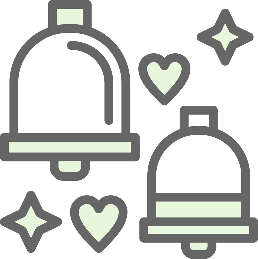 Wedding Bells Vector Icon Design