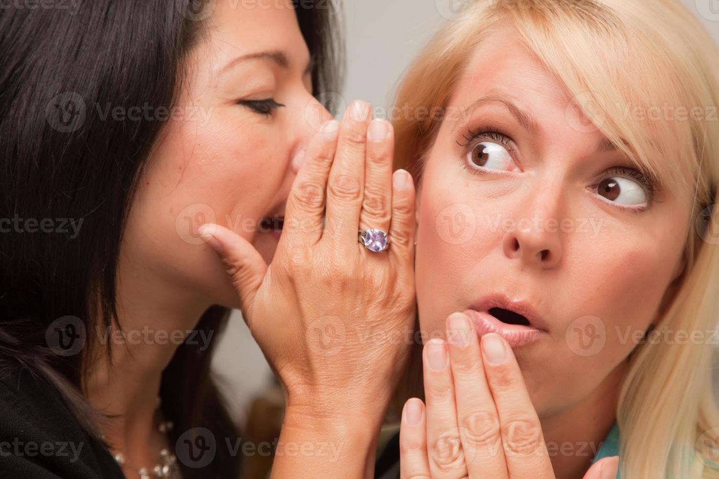 Friends Whispering Secrets photo