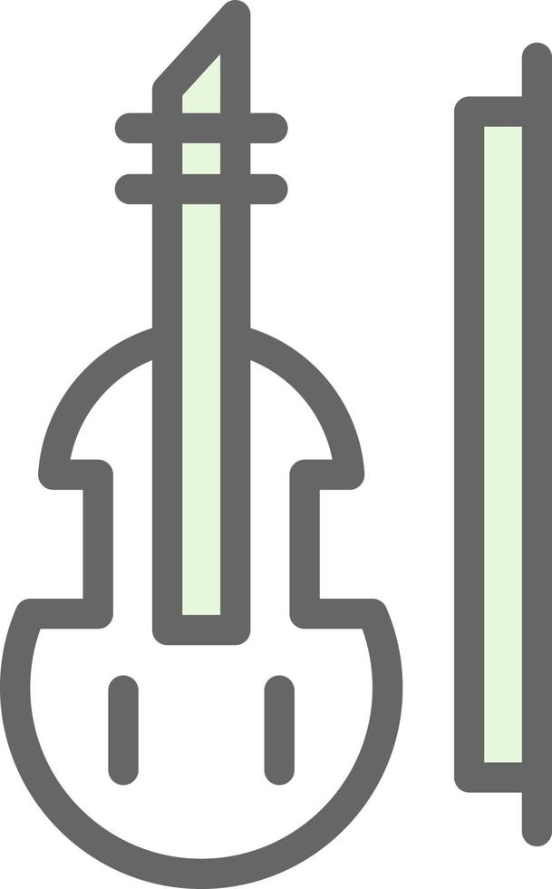 diseño de icono de vector de violín