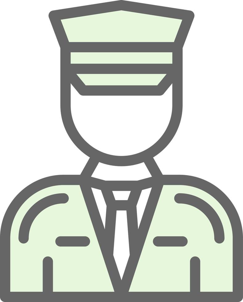 Pilot Vector Icon Design