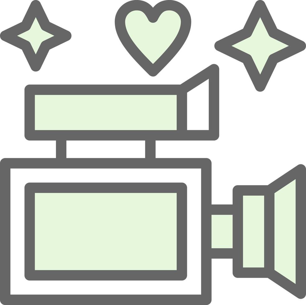 Video Camera Vector Icon Design