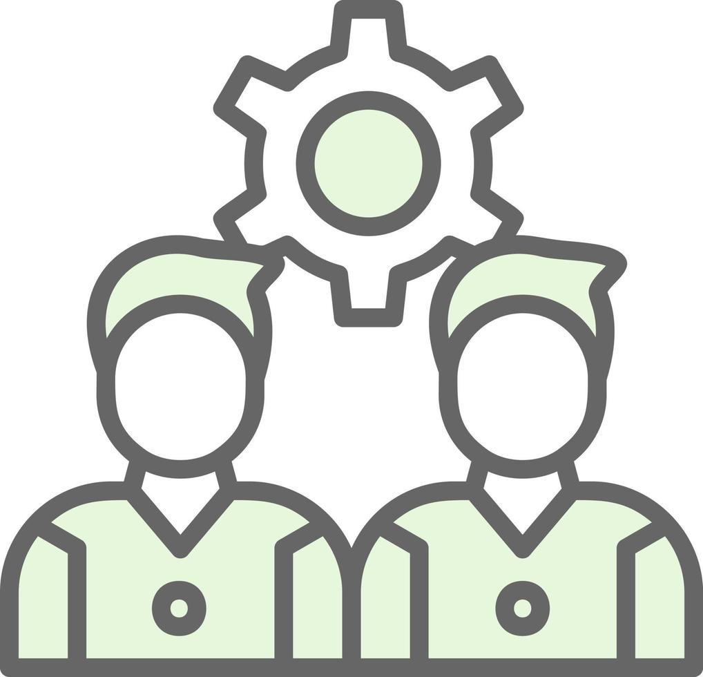 Team Management Vector Icon Design