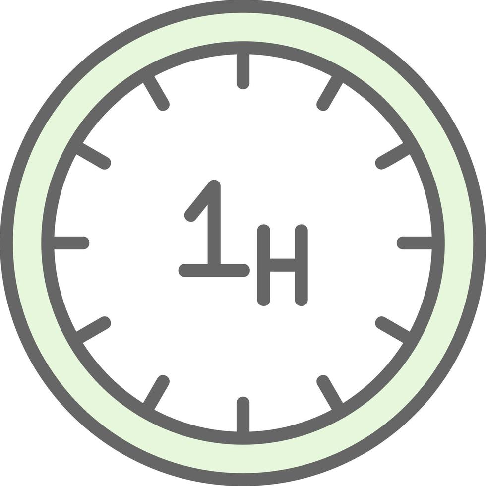 Hour Vector Icon Design