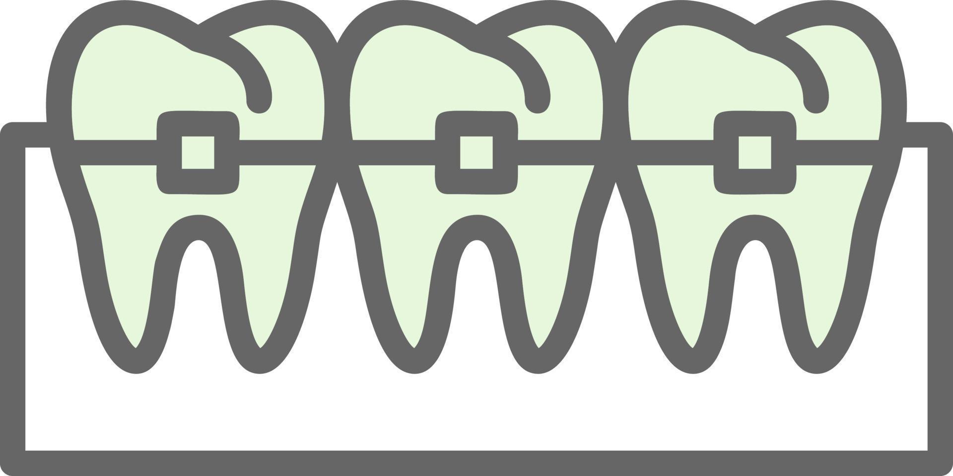 Braces Vector Icon Design