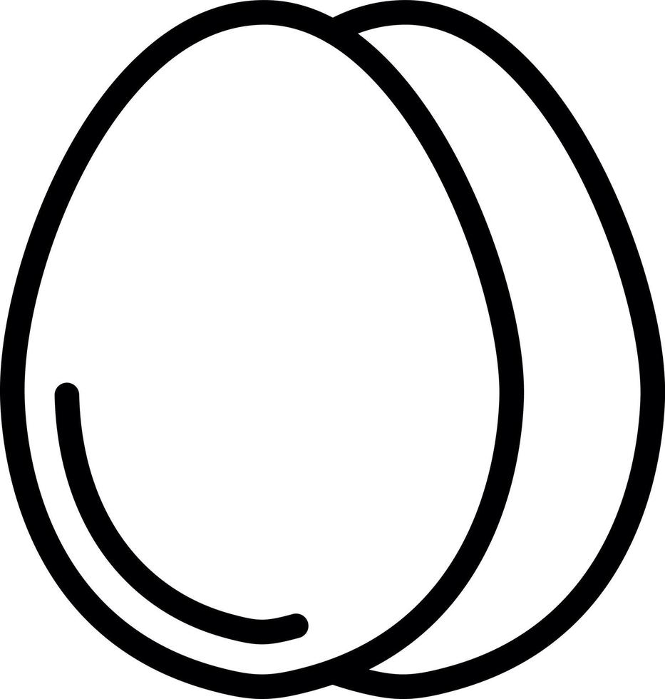diseño de icono de vector de huevo
