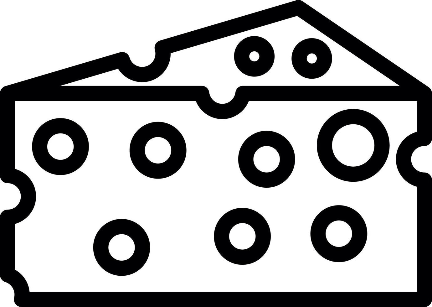 Cheese Vector Icon Design
