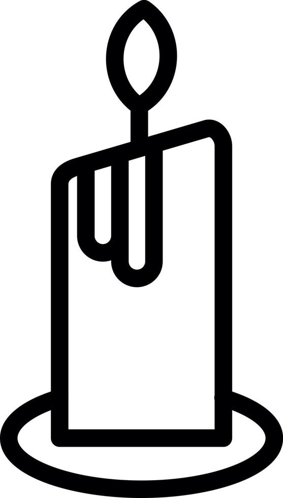 Candle Vector Icon Design