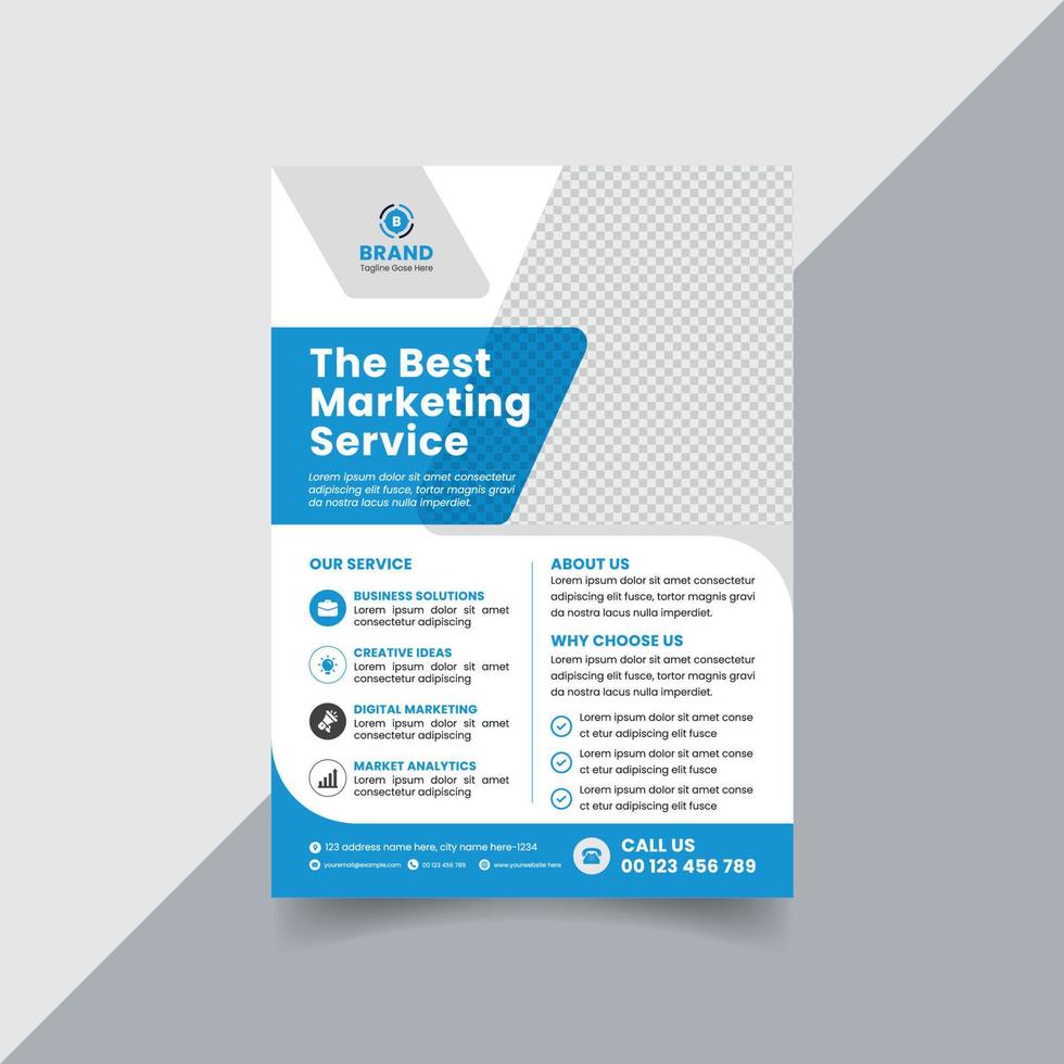 Corporate Flyer Template vector