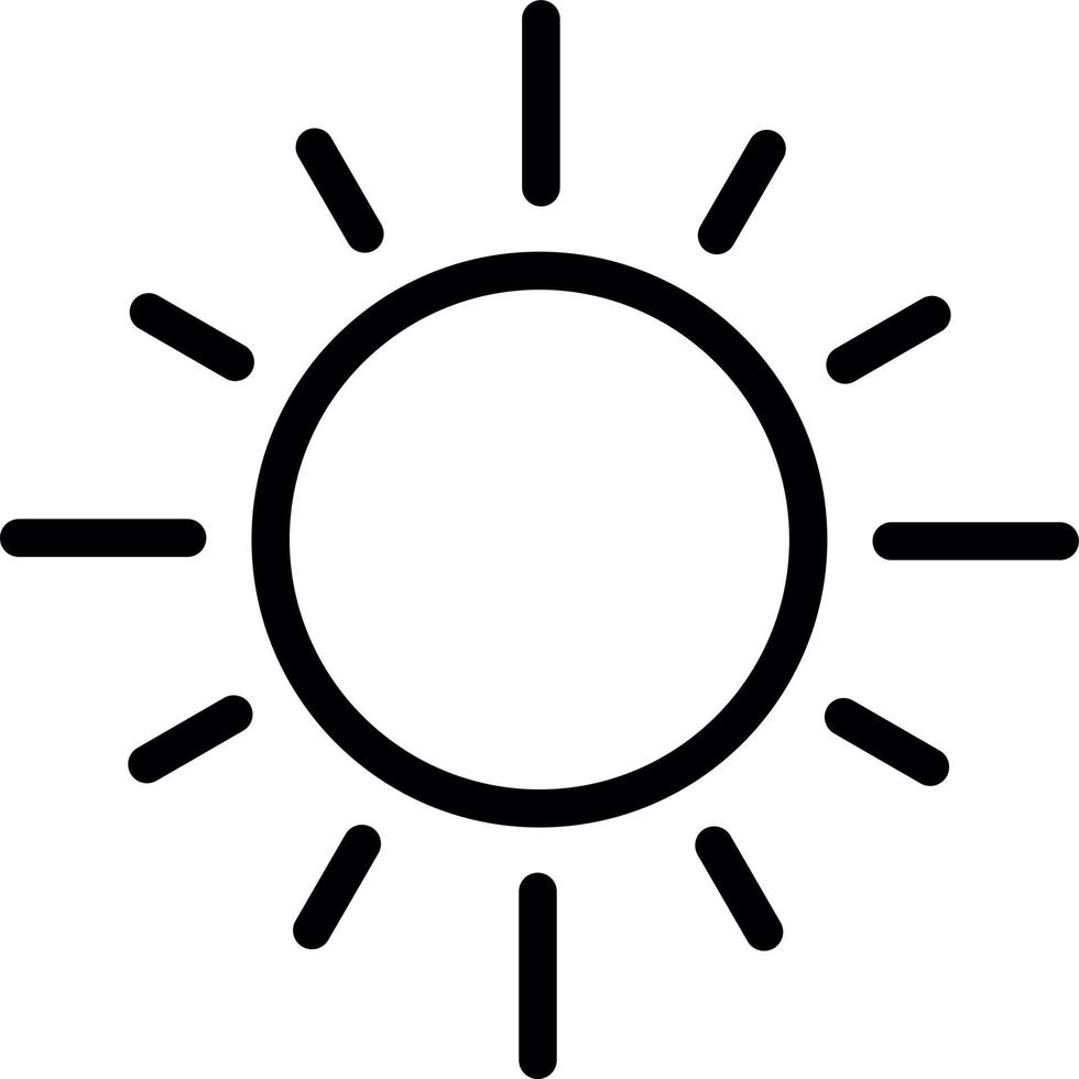 Sun Vector Icon Design