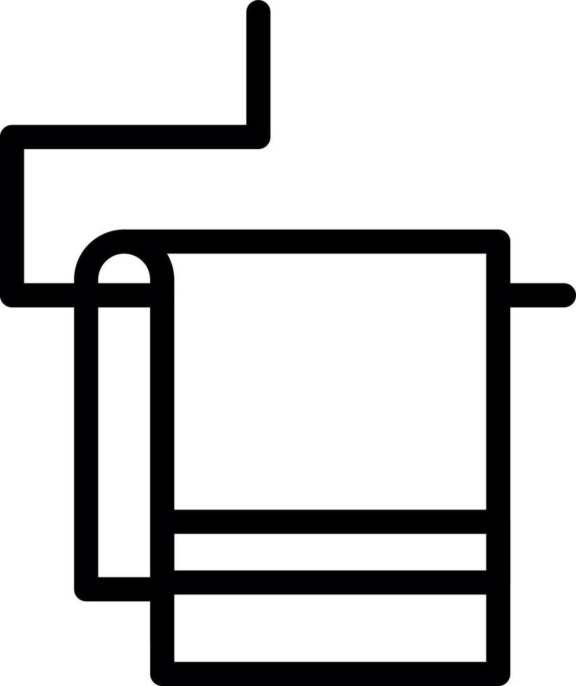 Towel Vector Icon Design