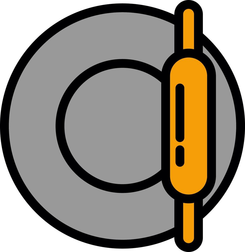 Rolling Vector Icon Design