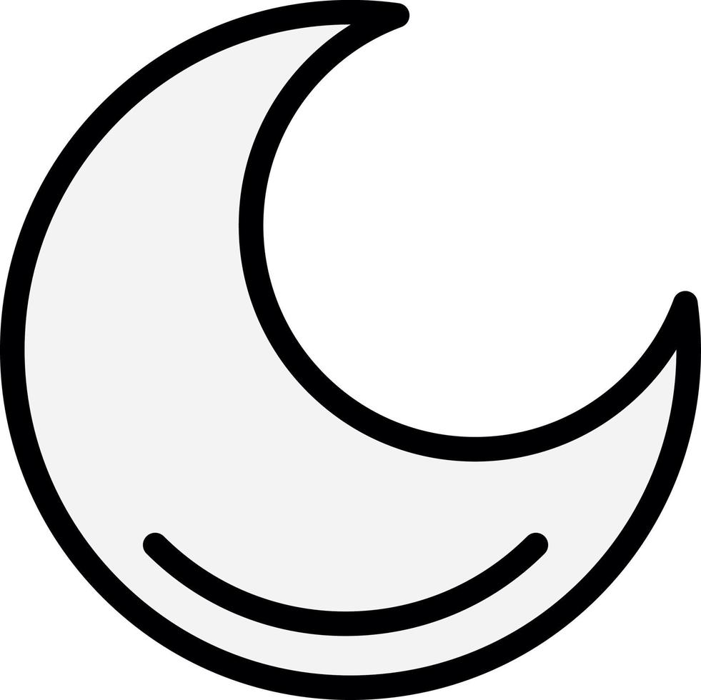 Moon Vector Icon Design