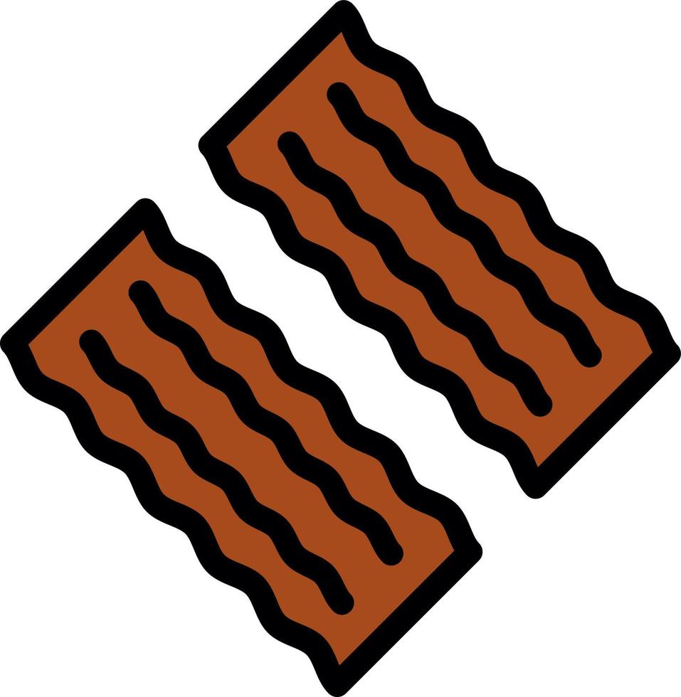 Bacon Vector Icon Design