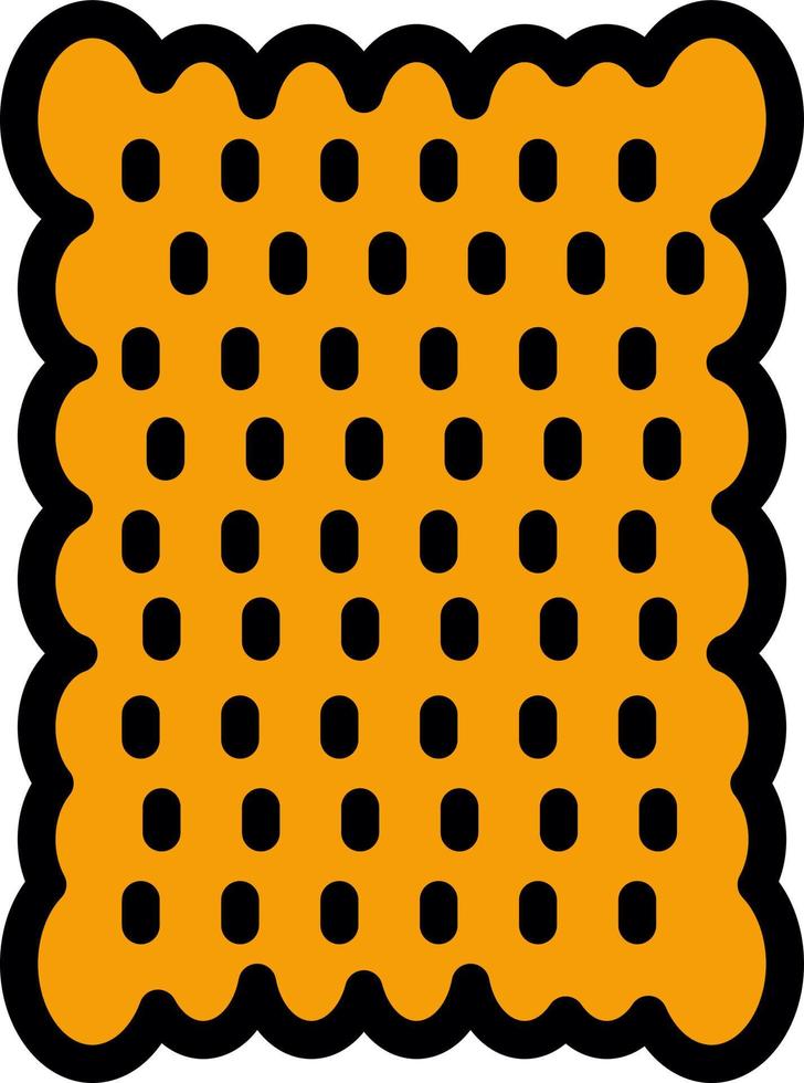 Biscuit Vector Icon Design
