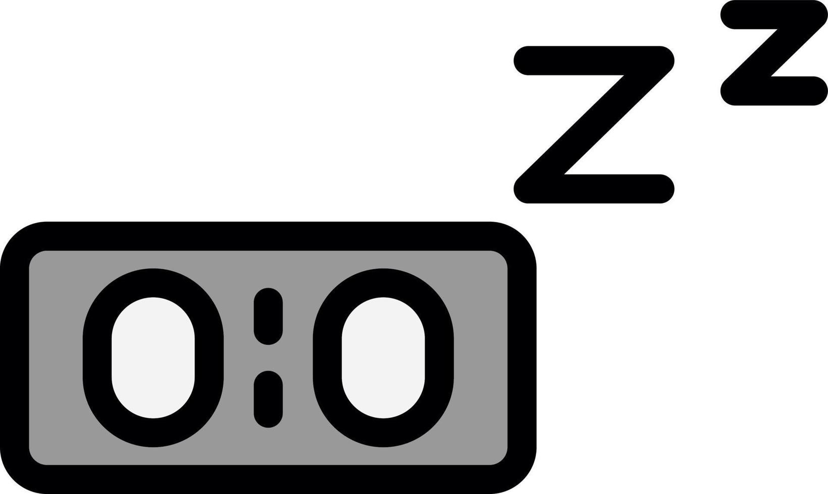 Snooze Vector Icon Design