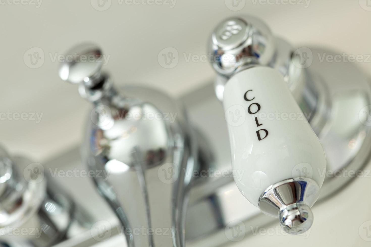 Abstract of Classic Chrome Faucet photo