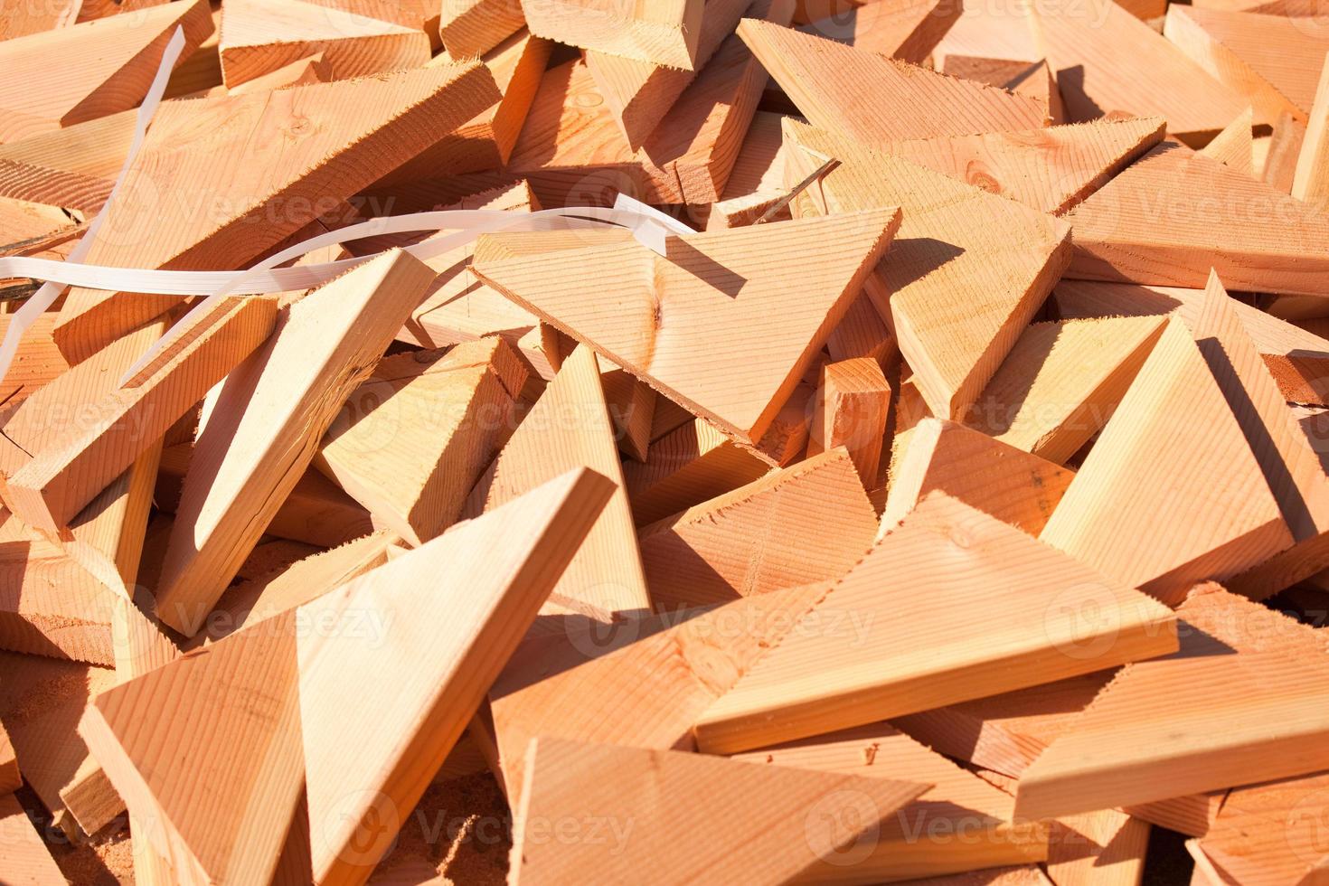 Pile of Building Lumber Scraps photo