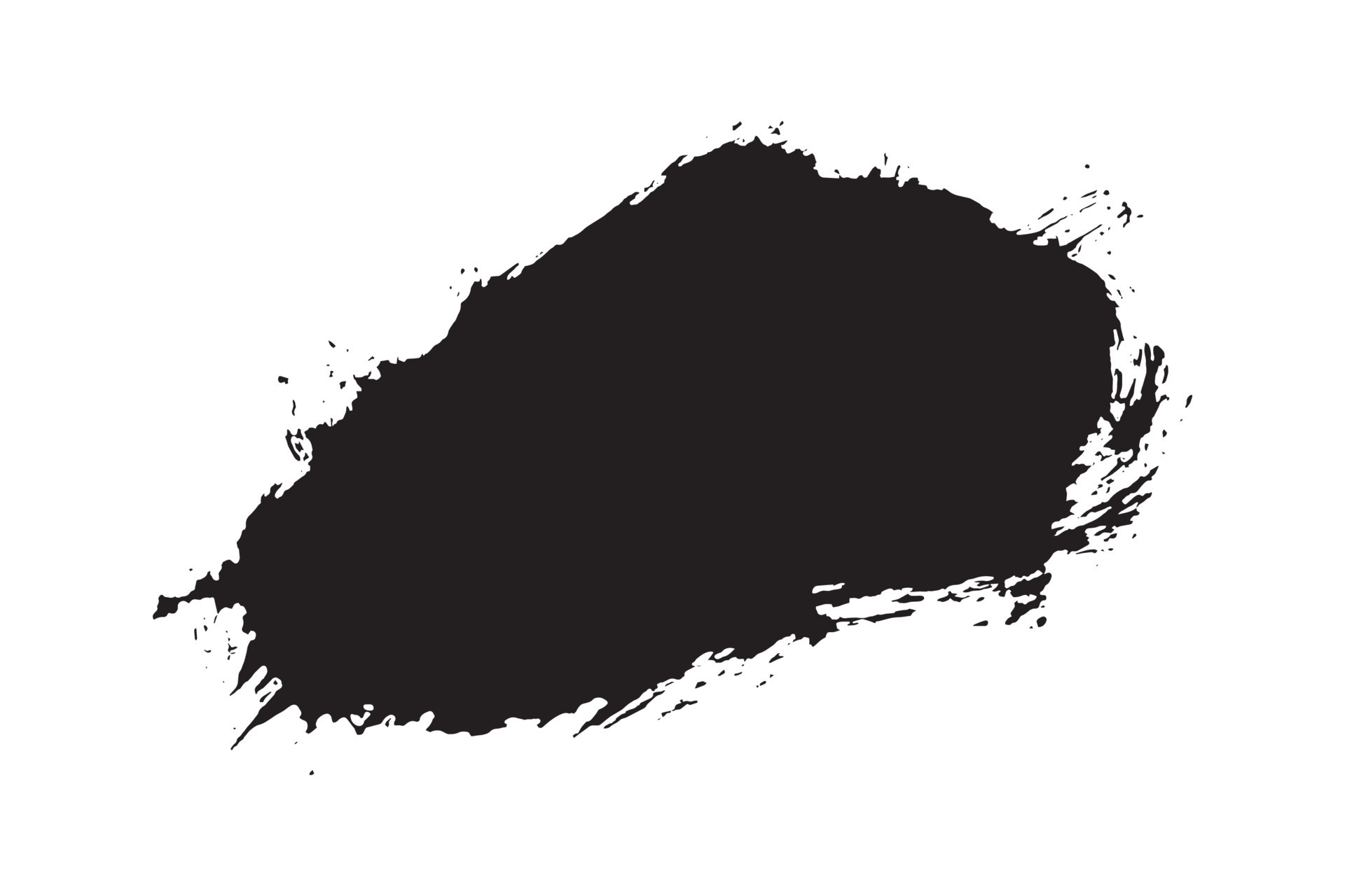 Abstract paint brush stroke set, dirty brush effect, grungy brush
