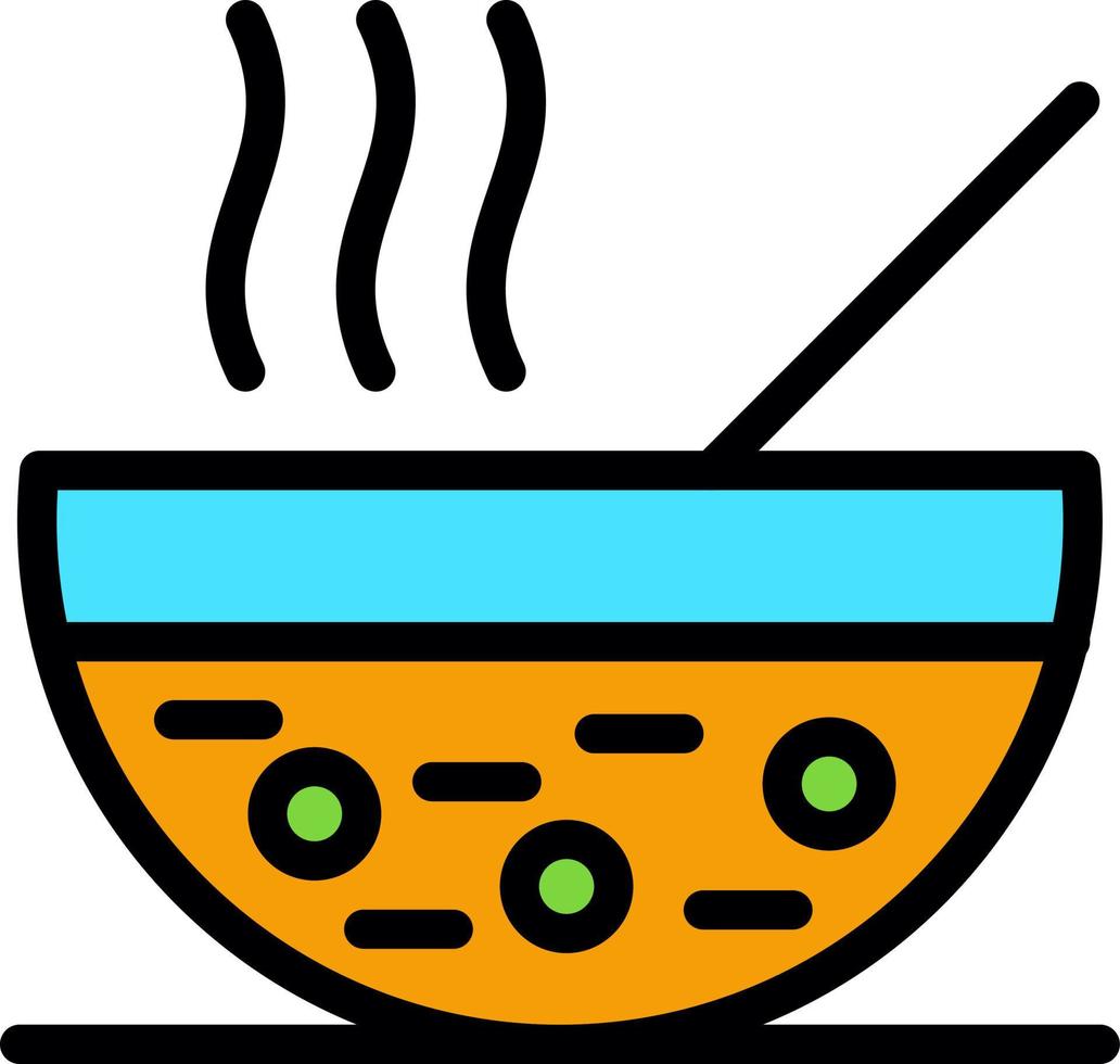 diseño de icono de vector de sopa