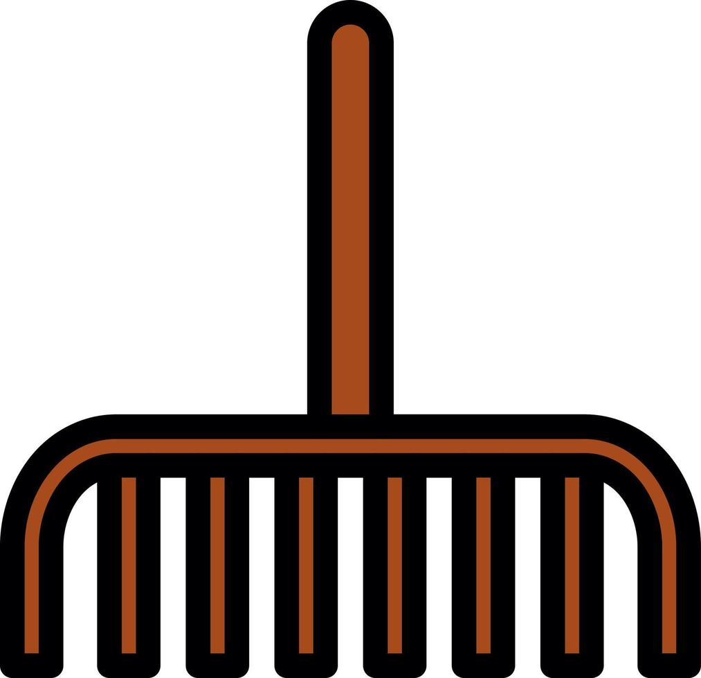 Rake Vector Icon Design