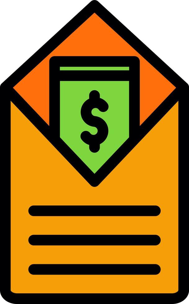 Salary Vector Icon Design
