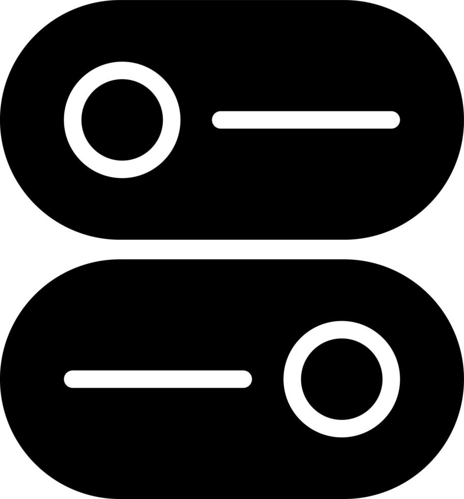 Toggle Vector Icon Design