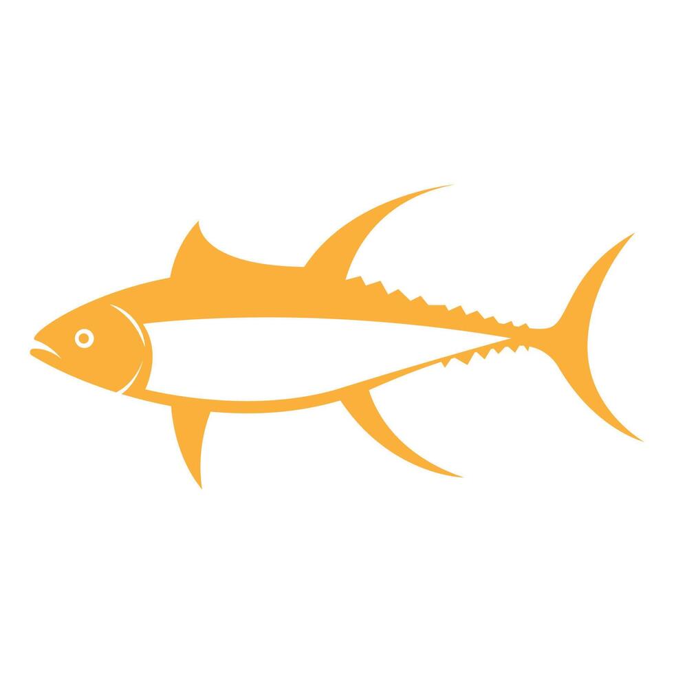 Ilustración de diseño de logotipo de pescado vector