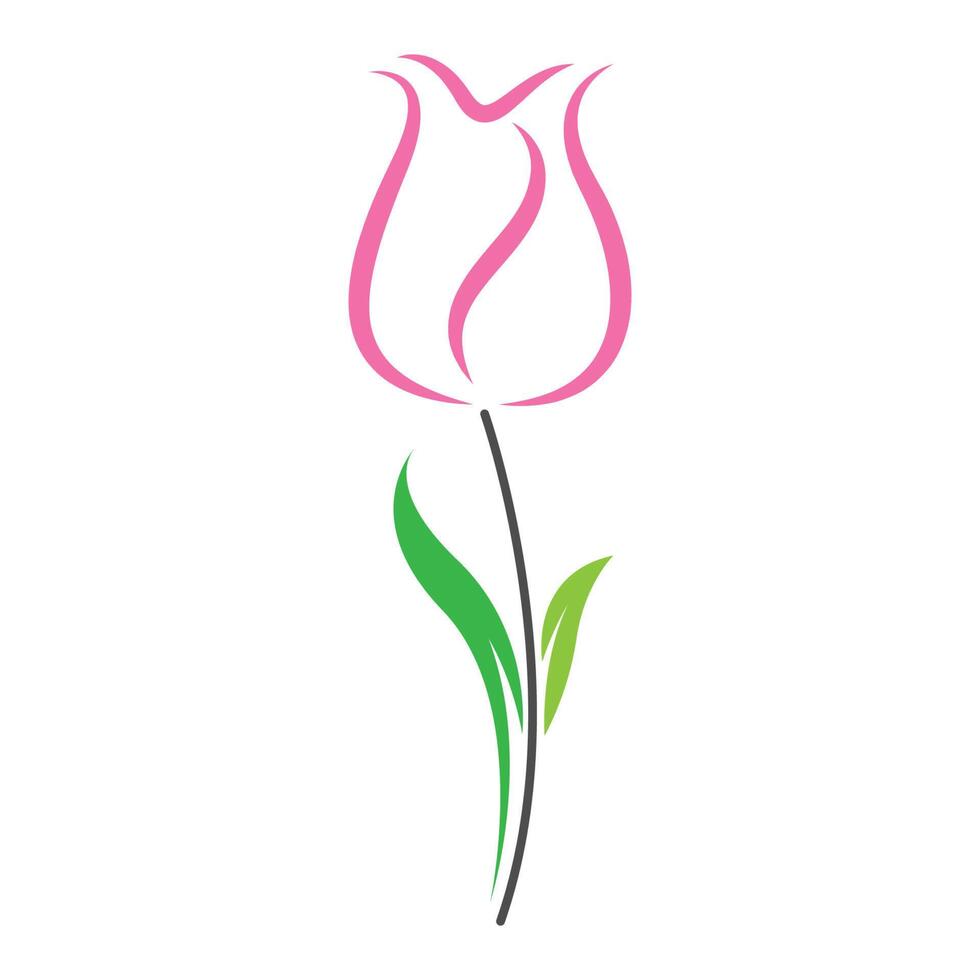 Tulip icon design vector