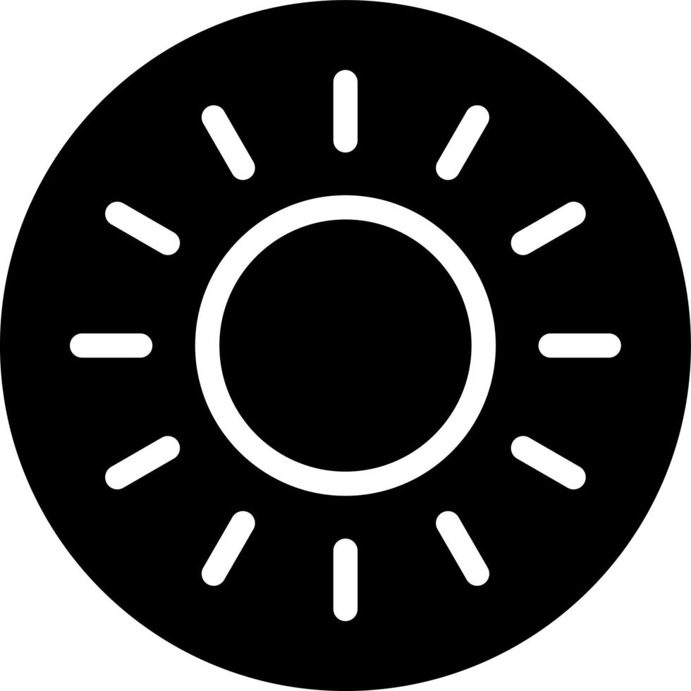 Brightness Vector Icon Design