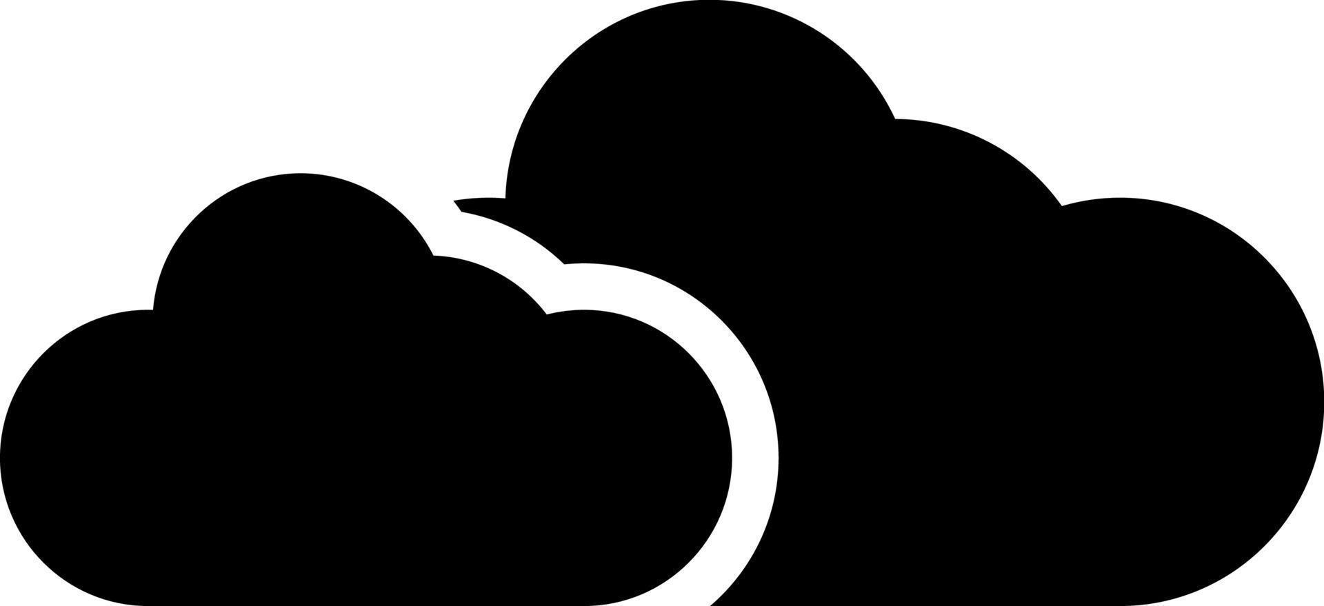 diseño de icono de vector de nube