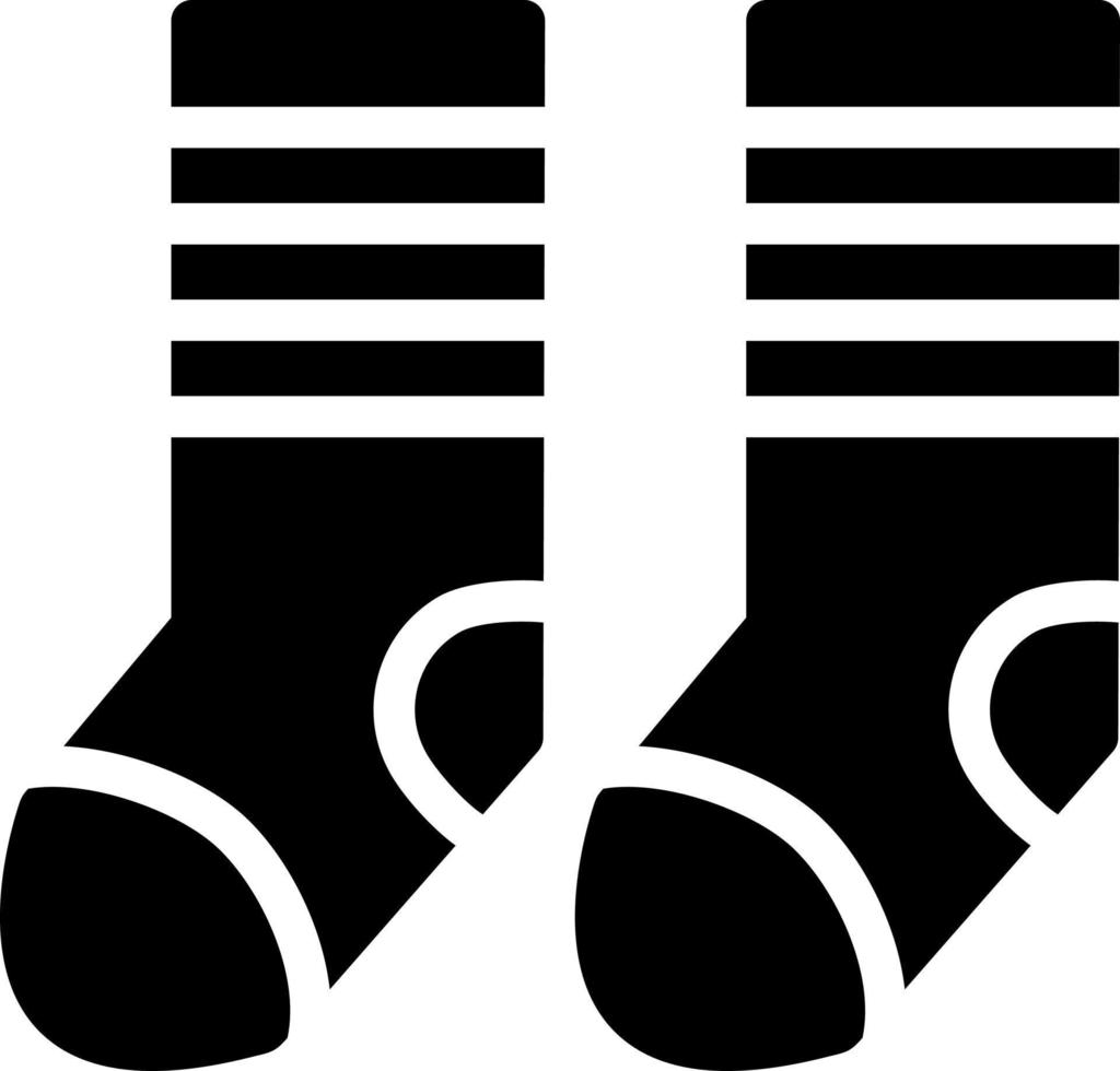 diseño de icono de vector de calcetines